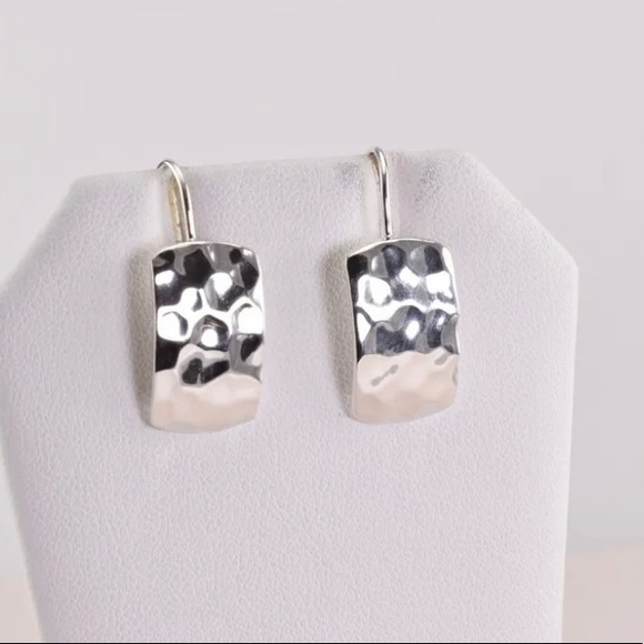 Silpada Sterling Silver Hammered Earrings W0991 - Picture 6 of 11